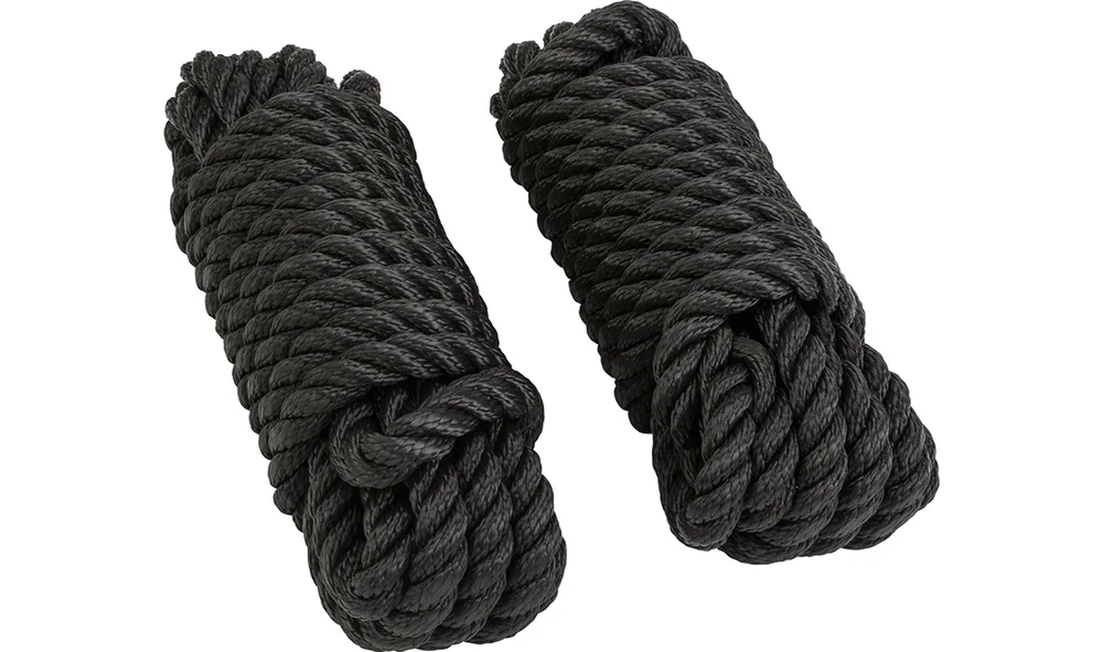 Fortøyningsline PP sort Ø14mm 6m 2 stk v:2428796
