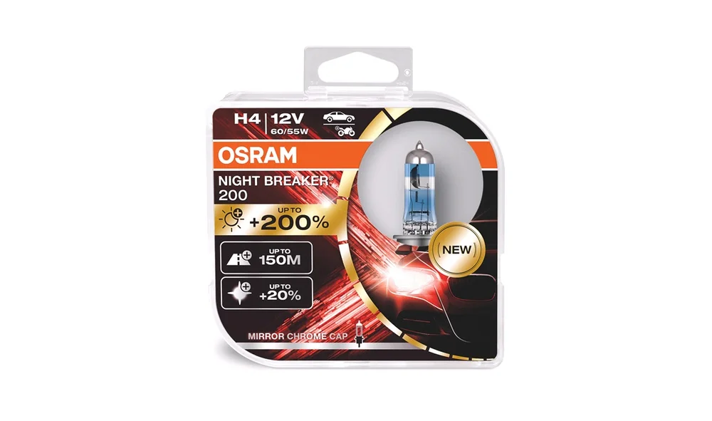 Pæresett H4 Night Breaker Laser +200 v:5297585