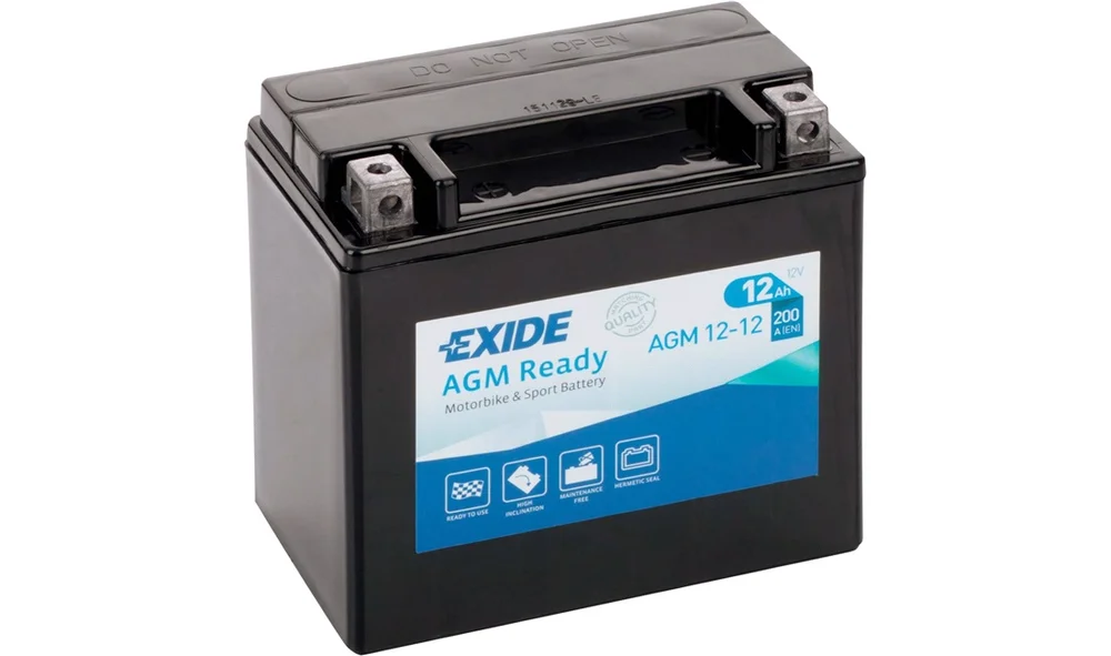 Exide batteri 12V-12Ah, ZRX1100 96-00 v:6092989