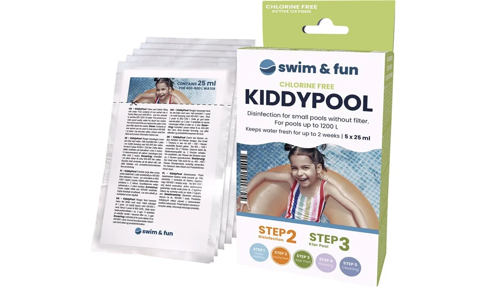 Kiddy Pool desinfeksjon uten klor v:4239637