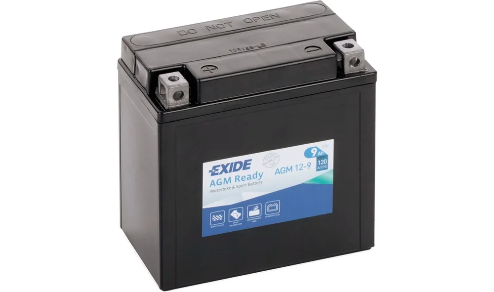 Exide batteri 12V-9Ah, Raptor 125 03-12 v:7543900