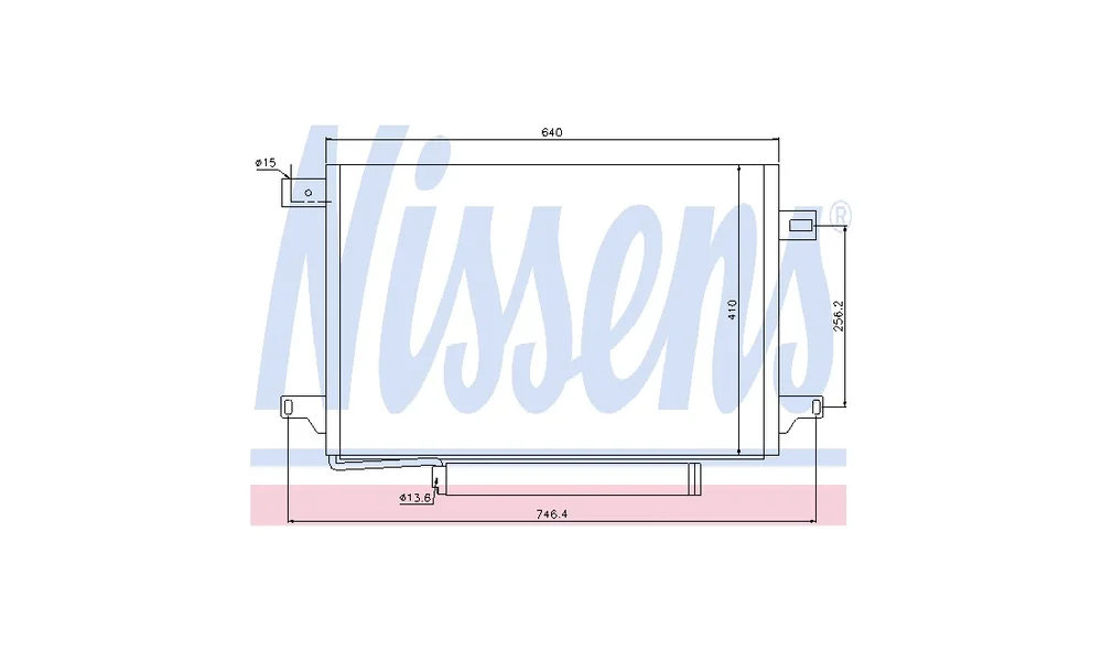 Kondensator, Klimaanlegg 940054 (Nissens v:2137238