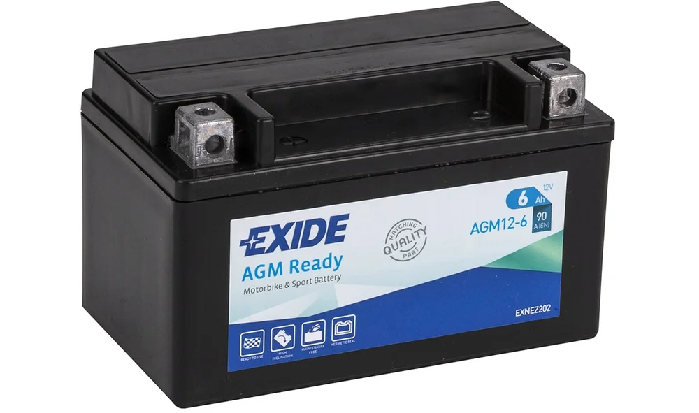 Batteri Exide 12V-6Ah AGM, Formula 50 v:2387951