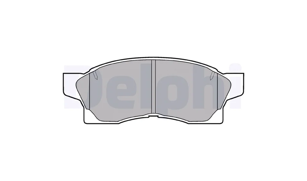 Bremsekloss Sett - LP867 - (Delphi) v:9268481