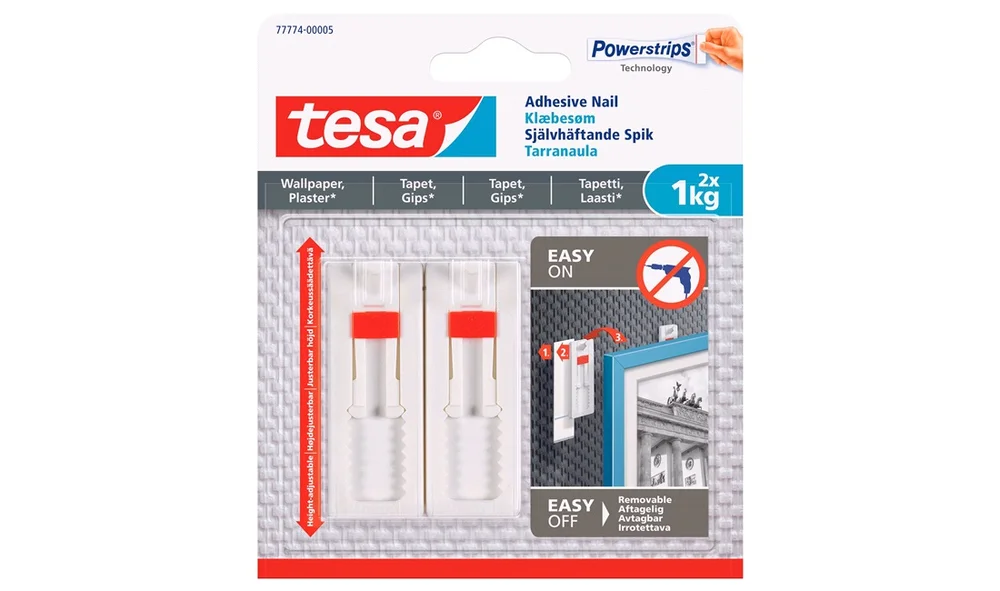 Tesa limspiker 2x 1kg Tapet\/Gips v:6269913