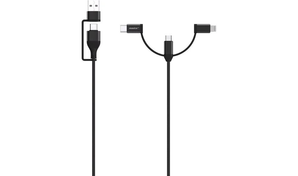 3-i-1 kabel C->Lightning\/USB-C\/Micro-USB v:6334925