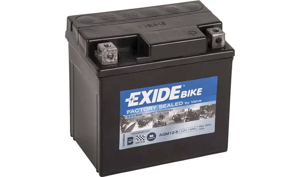 Exide batteri AGM12-5 12V-4Ah v:6819639