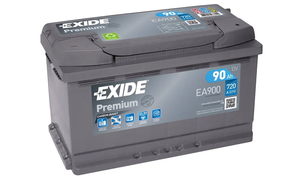 Batteri – EA900 – PREMIUM * – (Exide) v:5123126 Batteri – EA900 – PREMIUM * – (Exide) v:5123126