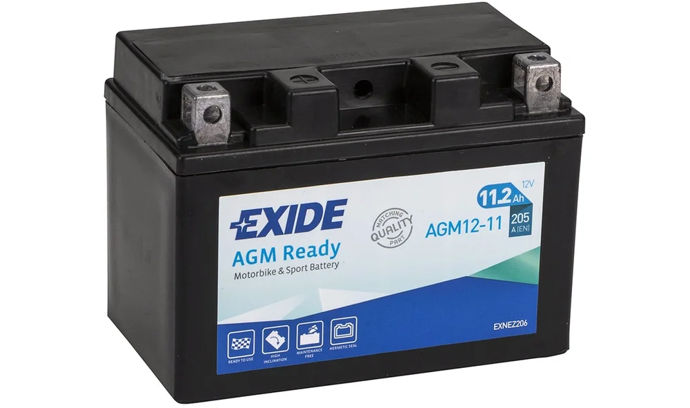 Batteri Exide 12V-11Ah AGM12-11 Ready v:5242035