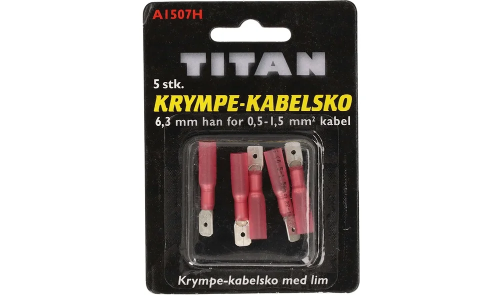 Krympekabelsko flat rød v:5069565