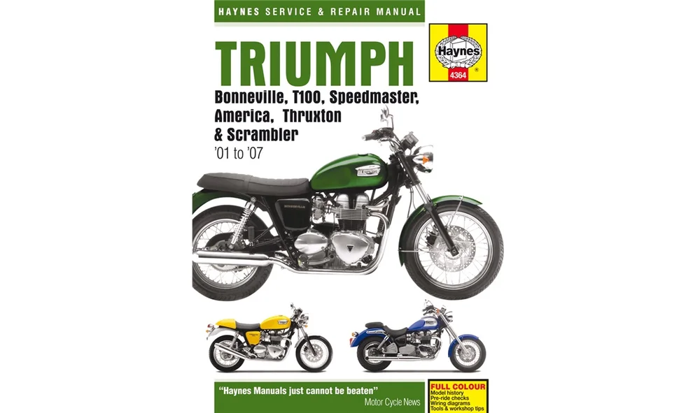 Verkstedhåndbok, Triumph Bonnev 01-07 v:6592400