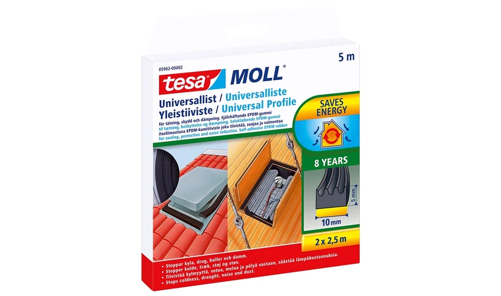 TESA, Universallist, 5mtr x 10mm x 5mm v:4394819