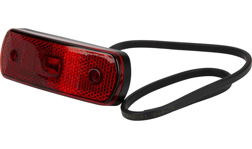 MARKLYKT LED RØD 12\/24V v:9893680