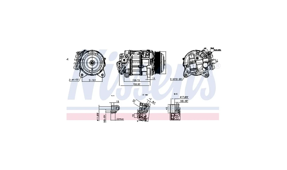 Kompressor, Klimaanlegg 891003 ** FIRST v:1805057