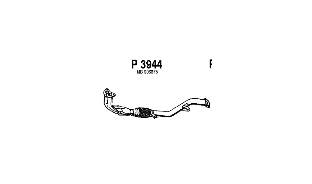 Eksosrør – P3944 – (Fenno) v:5741173