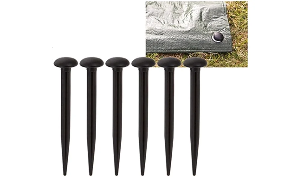 Plugg presenning\/teltunderlag 13cm 6 stk v:7944034