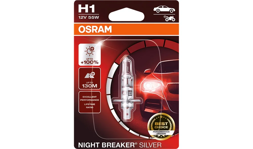 Night breaker pære Silver +100 H1 v:7244141 Night breaker pære Silver +100 H1 v:7244141