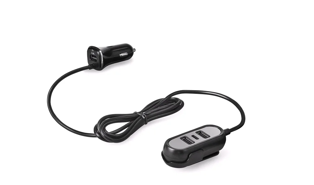 12-24V USB adapter front og bak USB-A\/C v:3285373