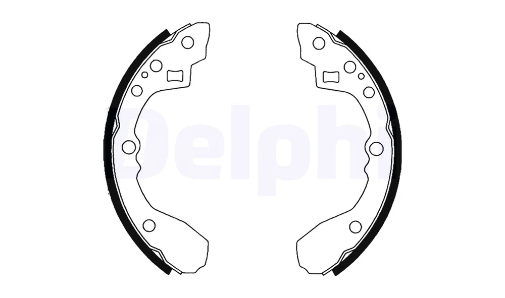 Bremsesko Sett - LS1824 - (Delphi) v:659767