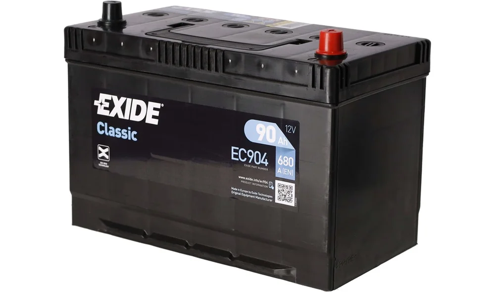 Batteri – EC904 – CLASSIC * – (Exide) v:2305901