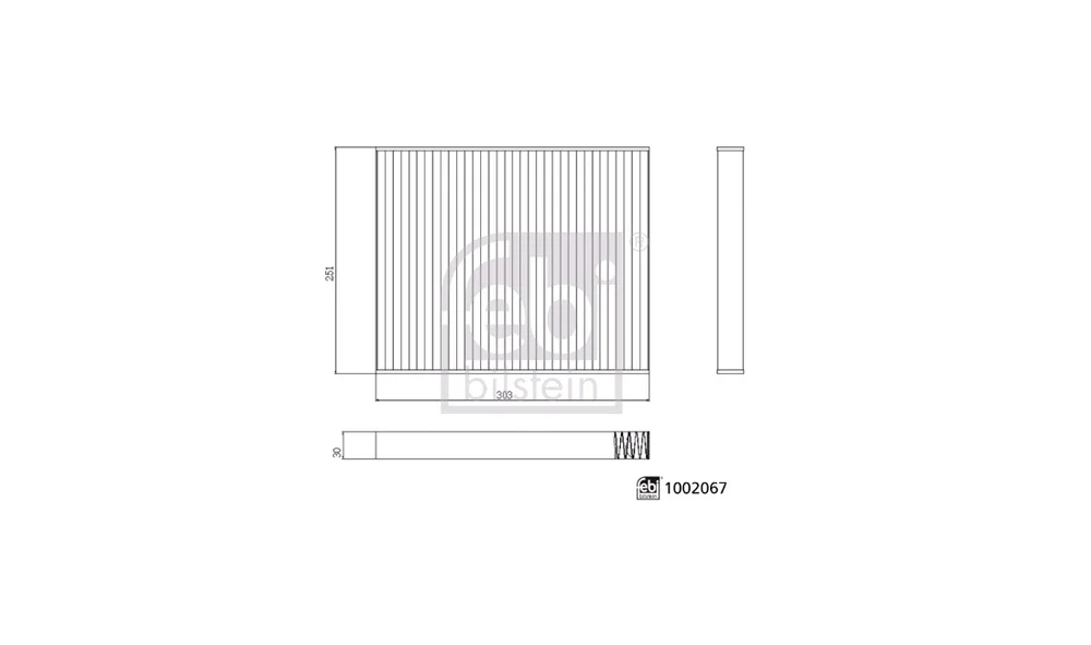 Kupefilter – 1002067 – (Febi) v:8972582