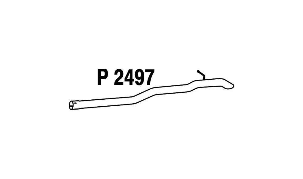Eksosrør – P2497 – (Fenno) v:7701760
