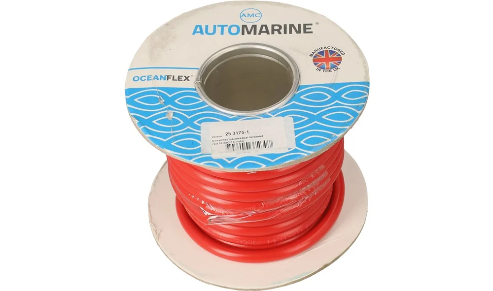 Oceanflex marinekabel rød 16mm2 10 m v:2753241 Oceanflex marinekabel rød 16mm2 10 m v:2753241