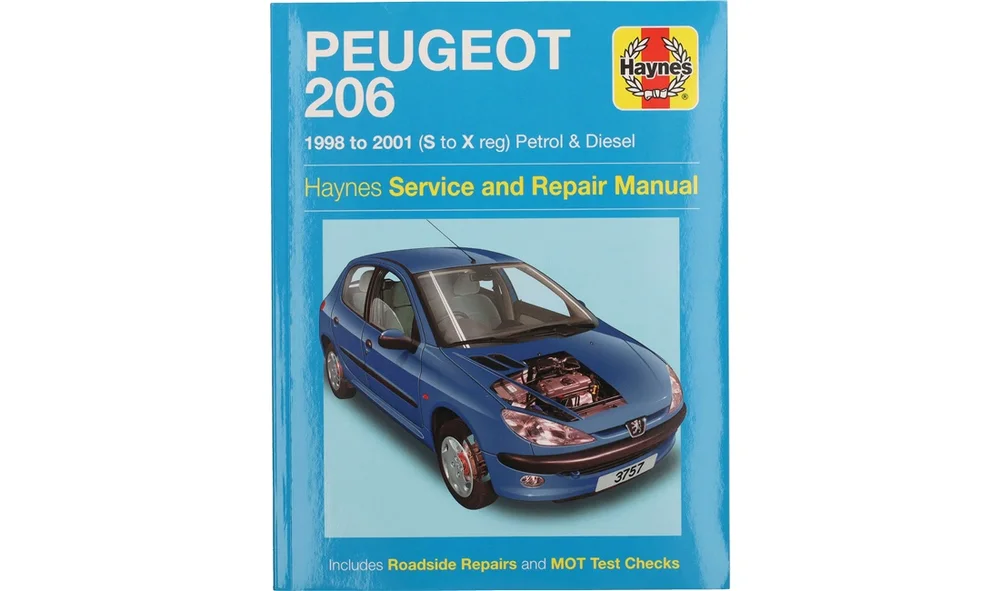 Rephåndbok 206 1,1-2,0HDi 9\/98-11\/01 v:717913