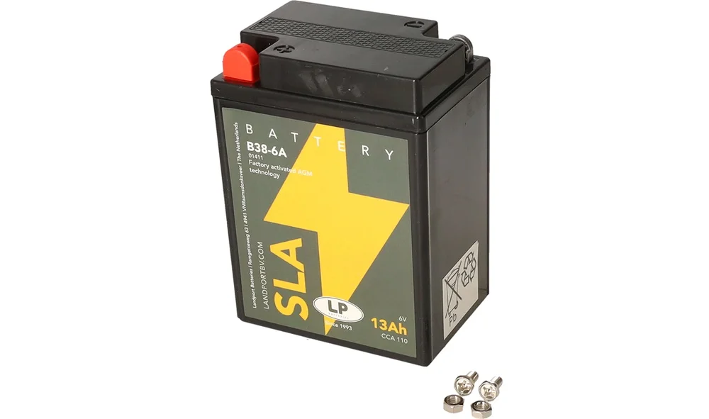 Batteri LP 6V-13Ah B38-6A AGM SLA v:3324200