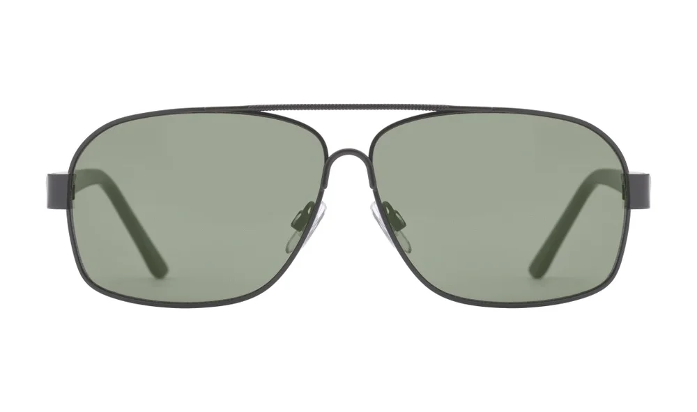 Solbriller metall pilot sort m\/grå glass v:5233584 Solbriller metall pilot sort m\/grå glass v:5233584