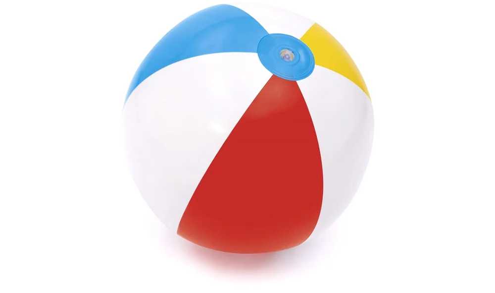 Badeball flerfarget 51 cm v:7758391