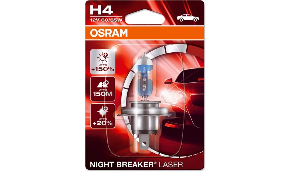 NightBreaker pære Laser +150 H4 Osram v:6698824