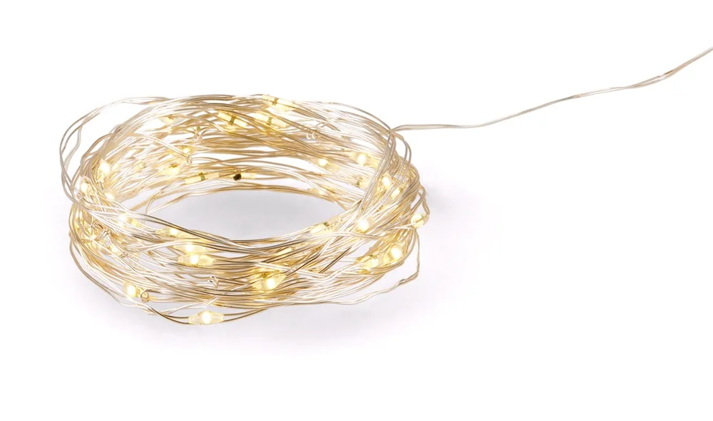 Dekorasjonslyslenke 20 LED varmhvit v:3419552