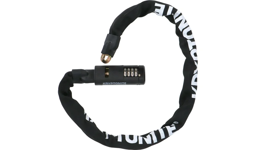 Kryptonite kjettinglås 90cm m\/kode 4 v:2427531