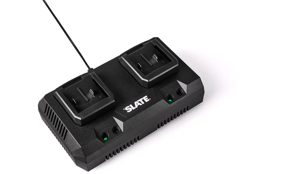 SLATE Hurtiglader Dobbelt 20V 4,5A v:9230460