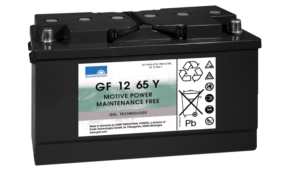 Batteri GF12065Y 12V-65Ah Gel v:3960792