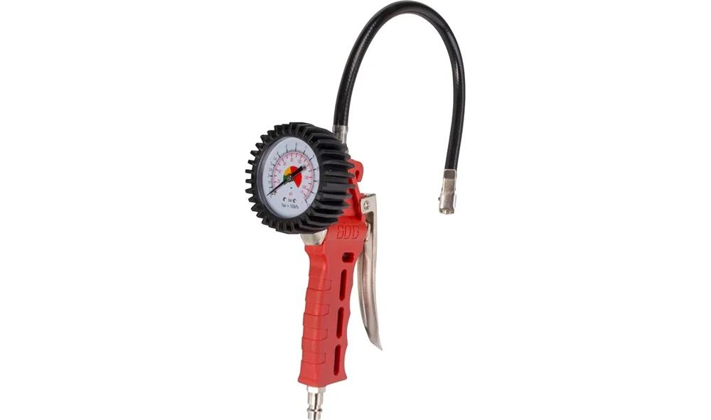 Pumpepistol m\/dekktryksmåler kompressor v:8398931