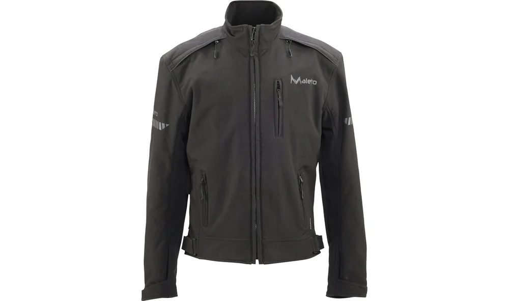 Maleto Softshell jakke kort svart large v:7019713