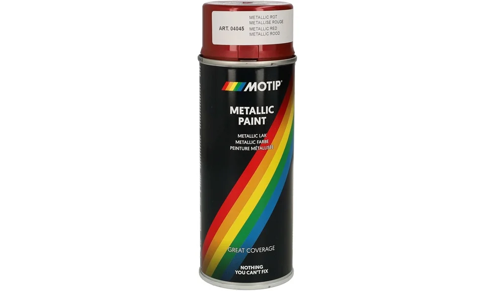Lakkspray, rød metallic akryl v:274531